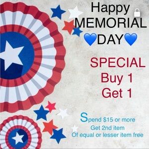 Memorial Day Weekend Special Pricing